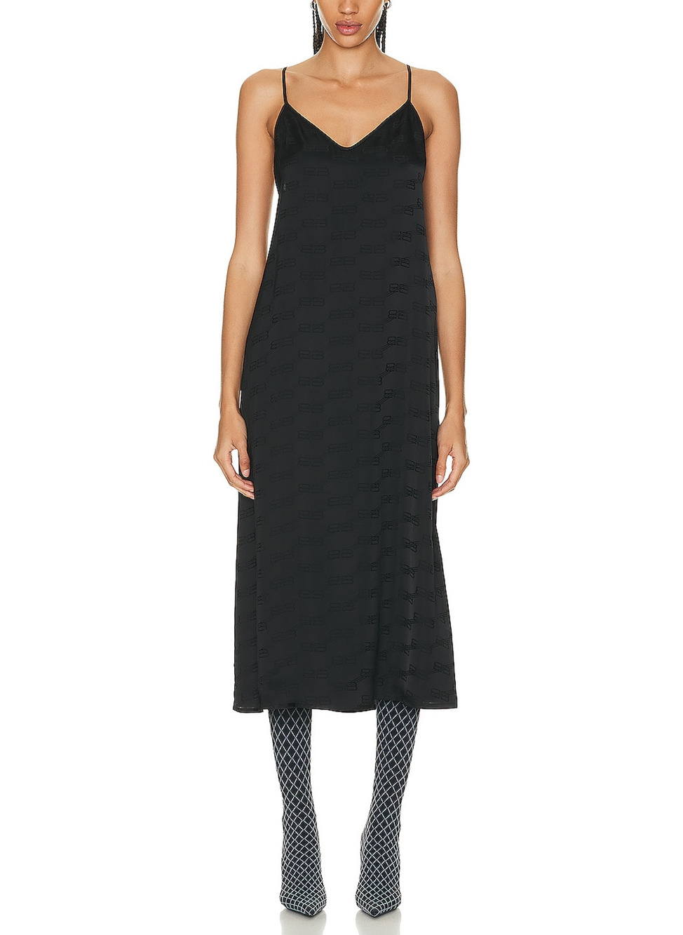 Balenciaga Black Slip Dress Size XS